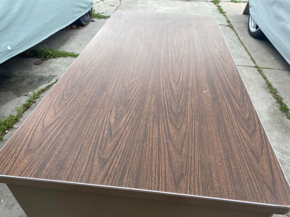 Vintage Holga Company Mid Century Modern Metal Tanker Desk - Thumbnail 10