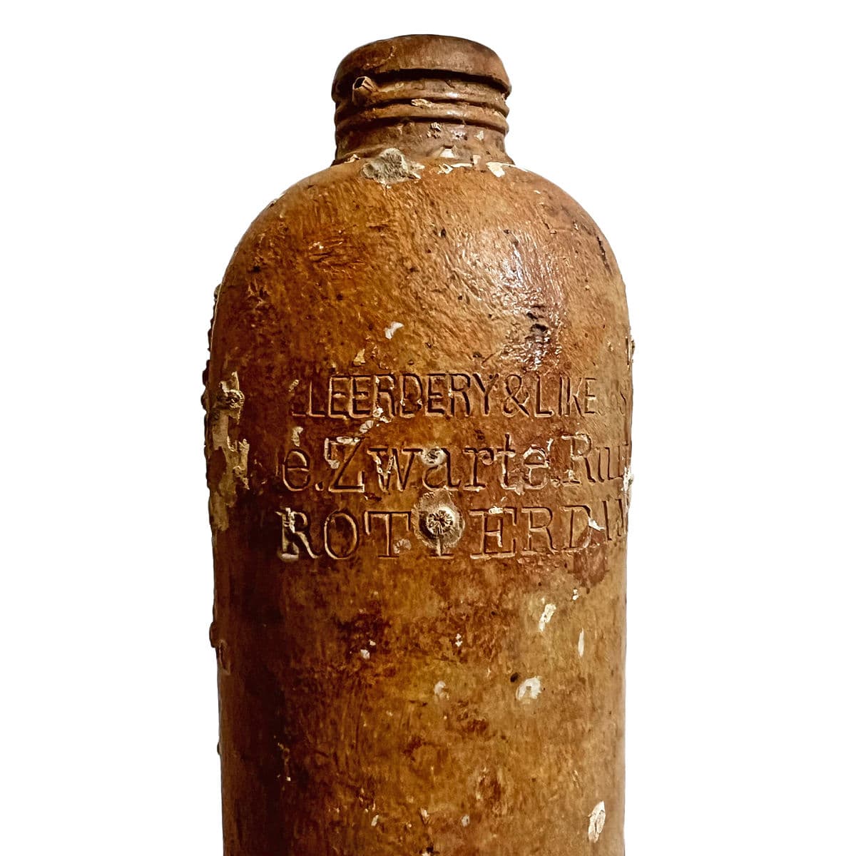 Set of 4 Antique Herzogthum Earthware Bottles - Thumbnail 11