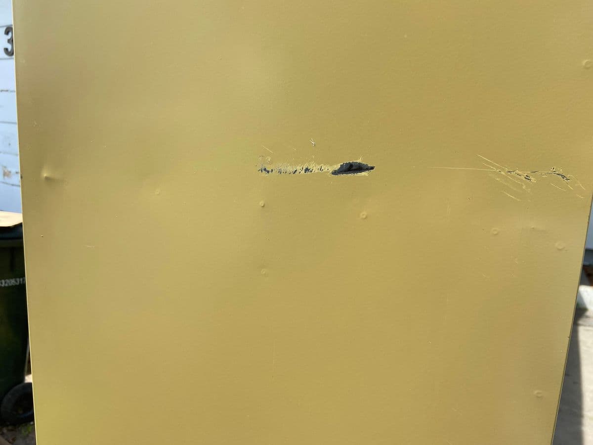 1970s Tab Vintage Mid Century Modern Metal Industrial Barrister Style Cabinet - Thumbnail 10