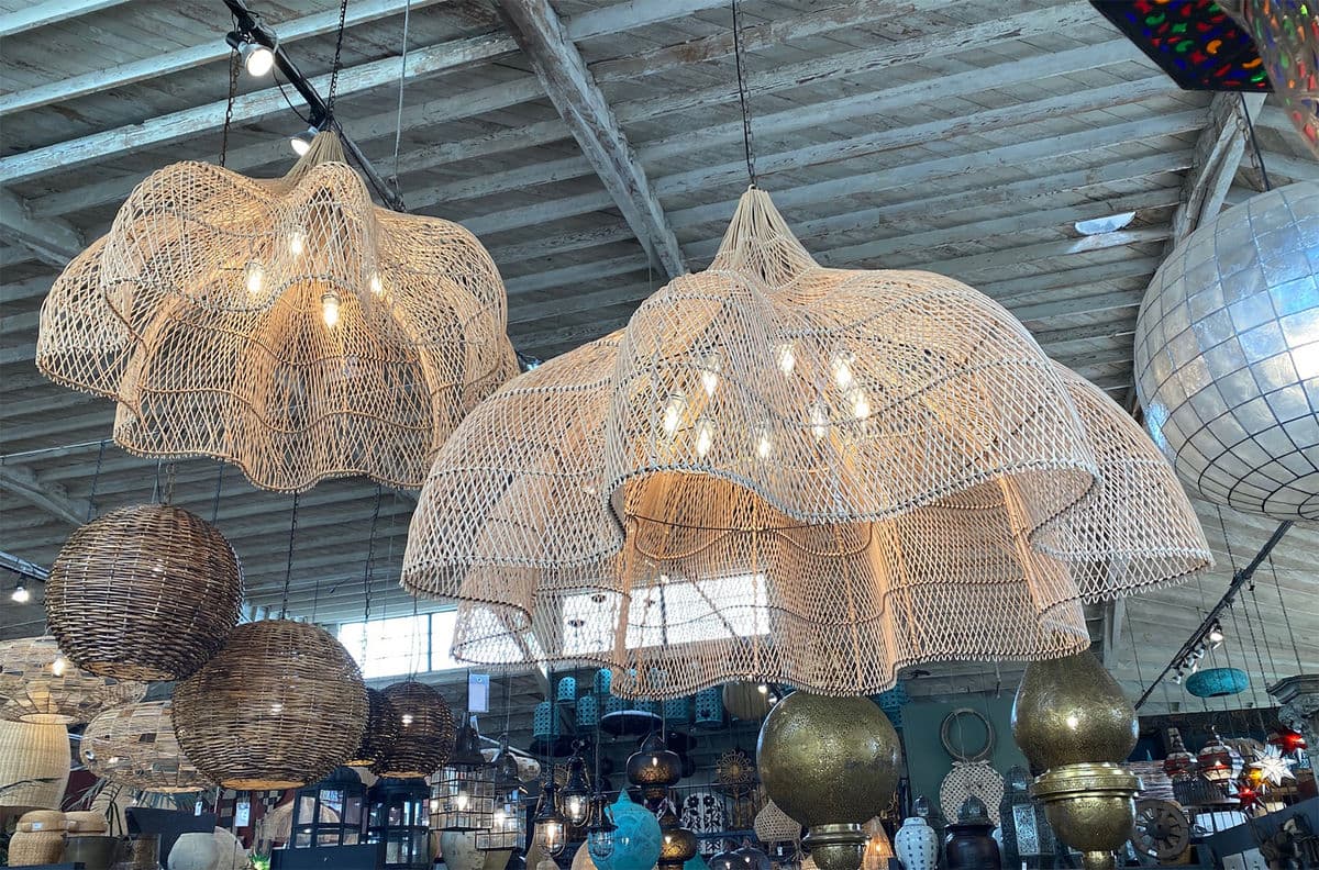 Matador Wicker Chandelier Medium - Thumbnail 11