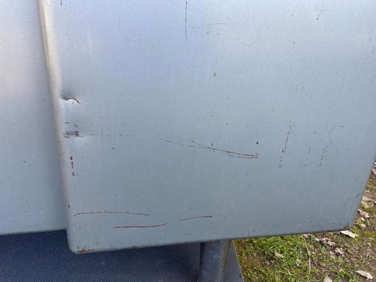 1960s Vintage Mid Century Modern Steelcase Tanker Desk - Thumbnail 11