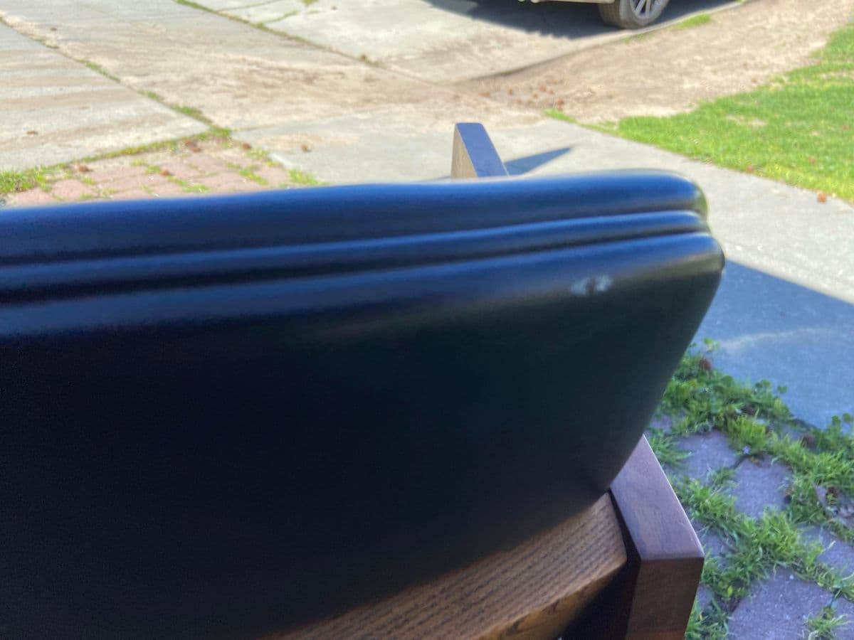 1980s Vintage Modern Walnut Armchair by United Chair Company - Thumbnail 10