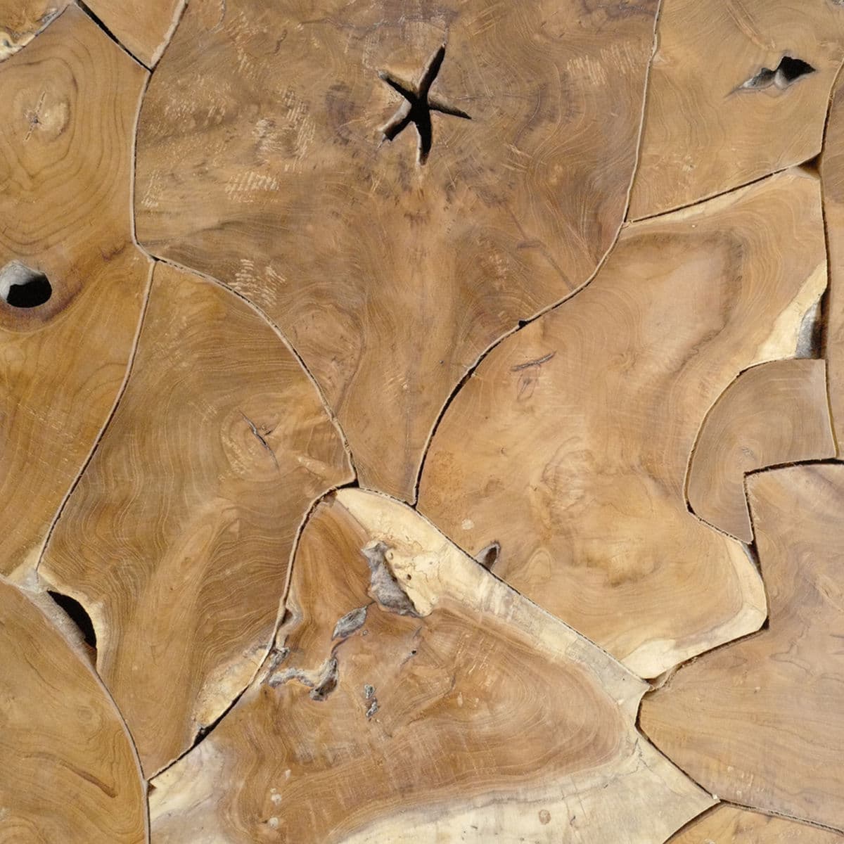 Salvaged Teak Root Block Coffee Table - Thumbnail 11