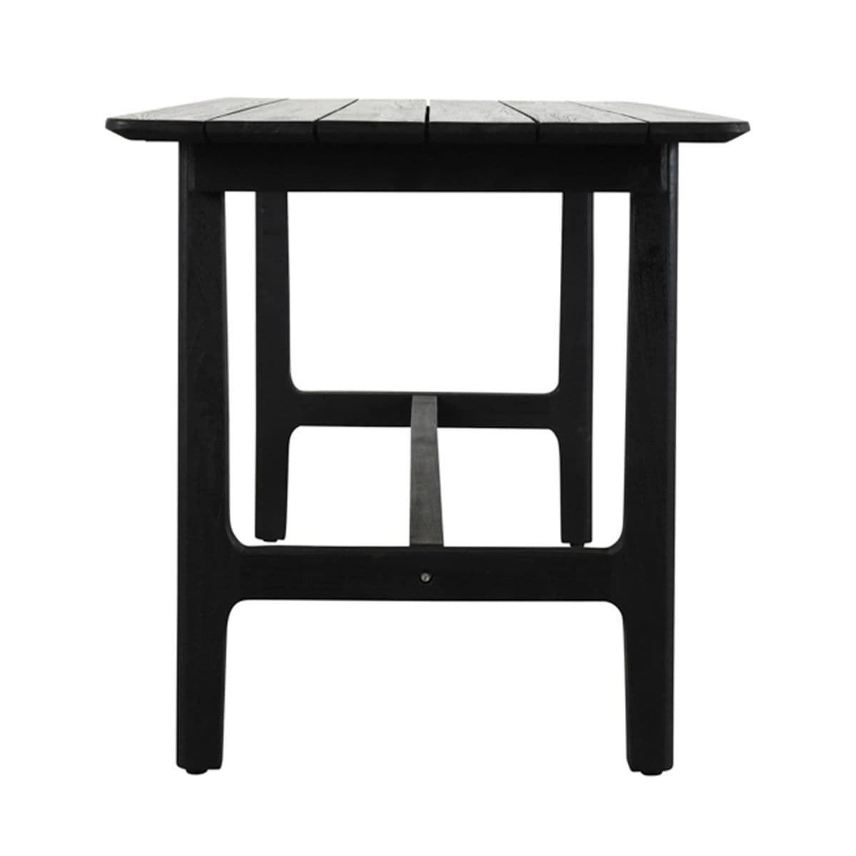 Outdoor Indoor Black Teak Counter Table - Thumbnail 11