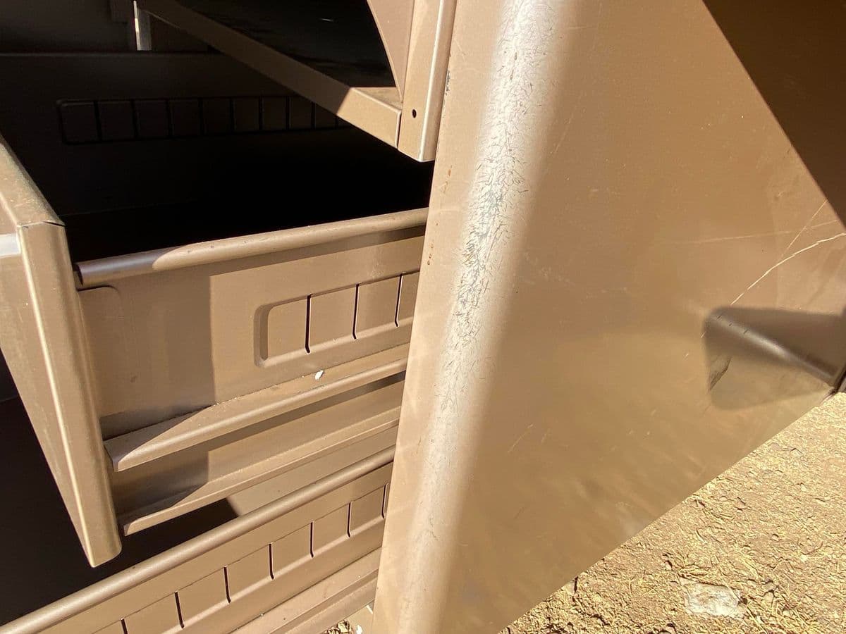 1970s Steelcase Vintage Mid Century Modern L Shape Desk - Thumbnail 11