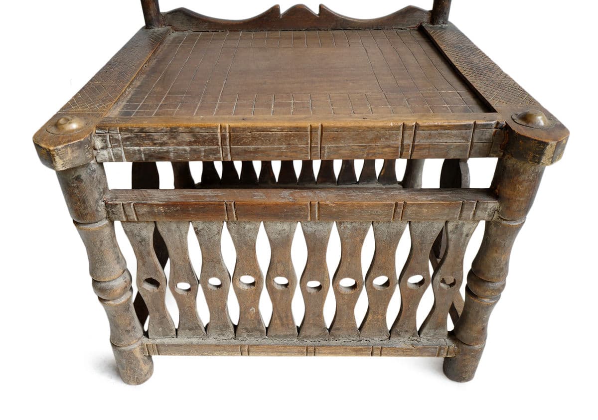 Antique Baule Chief Chair - Thumbnail 11