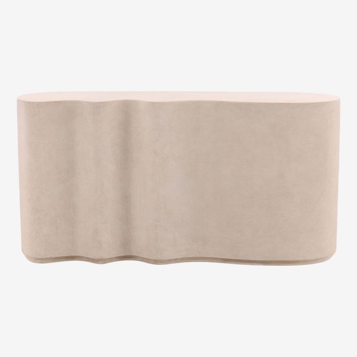 Modern Wave Outdoor Console Table - Image 1