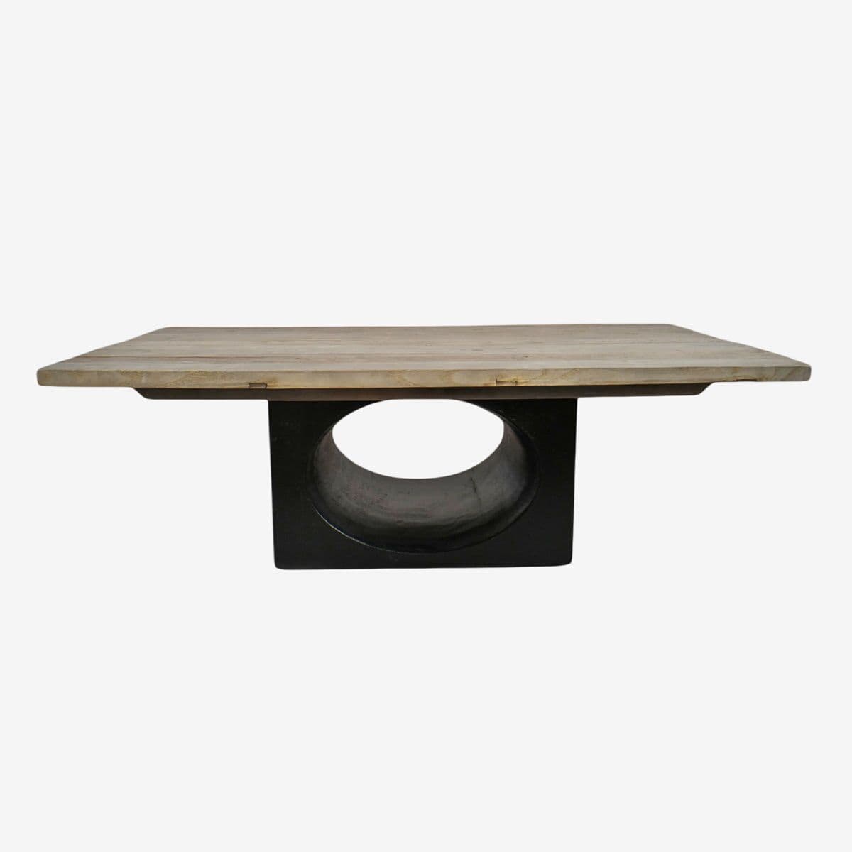 Salvaged Hole Base Coffee Table - Image 1