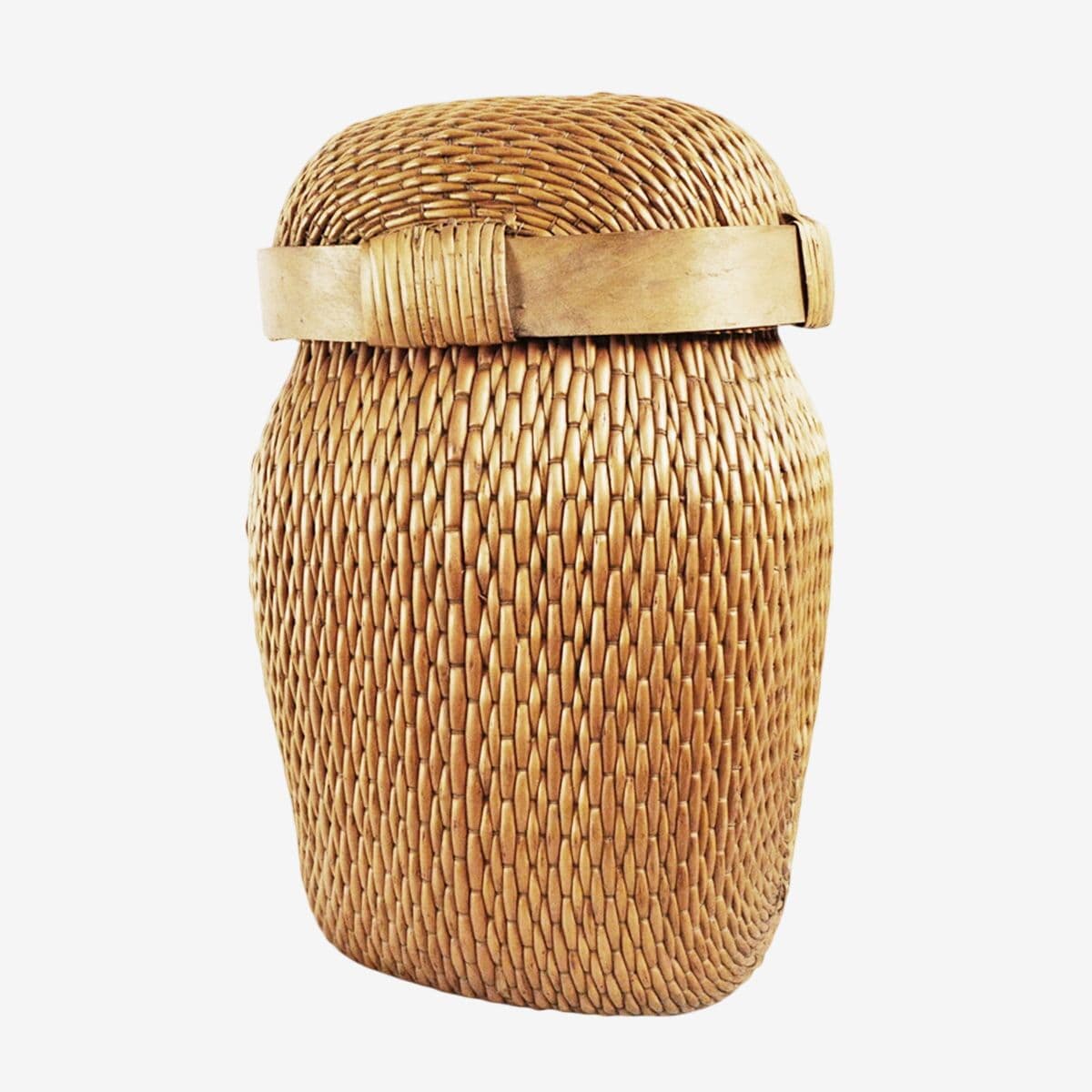 Vintage Willow Fish Basket - Image 1