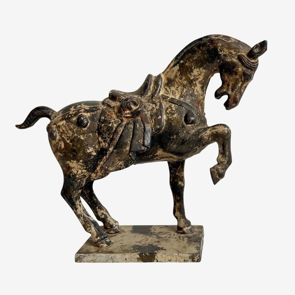 Antique Ming Iron War Horse - Image 1