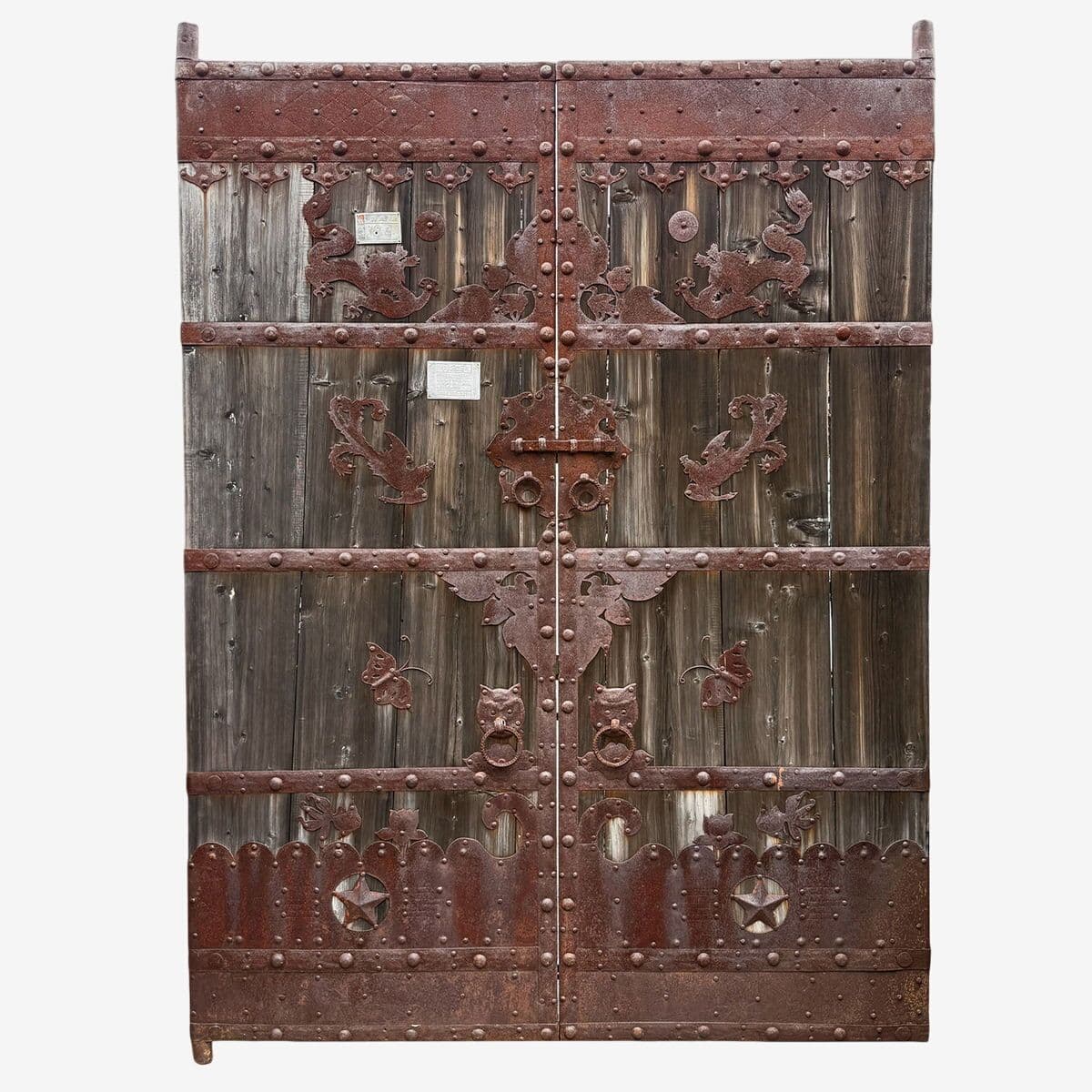 Old Mongolian Wood Door - Image 1