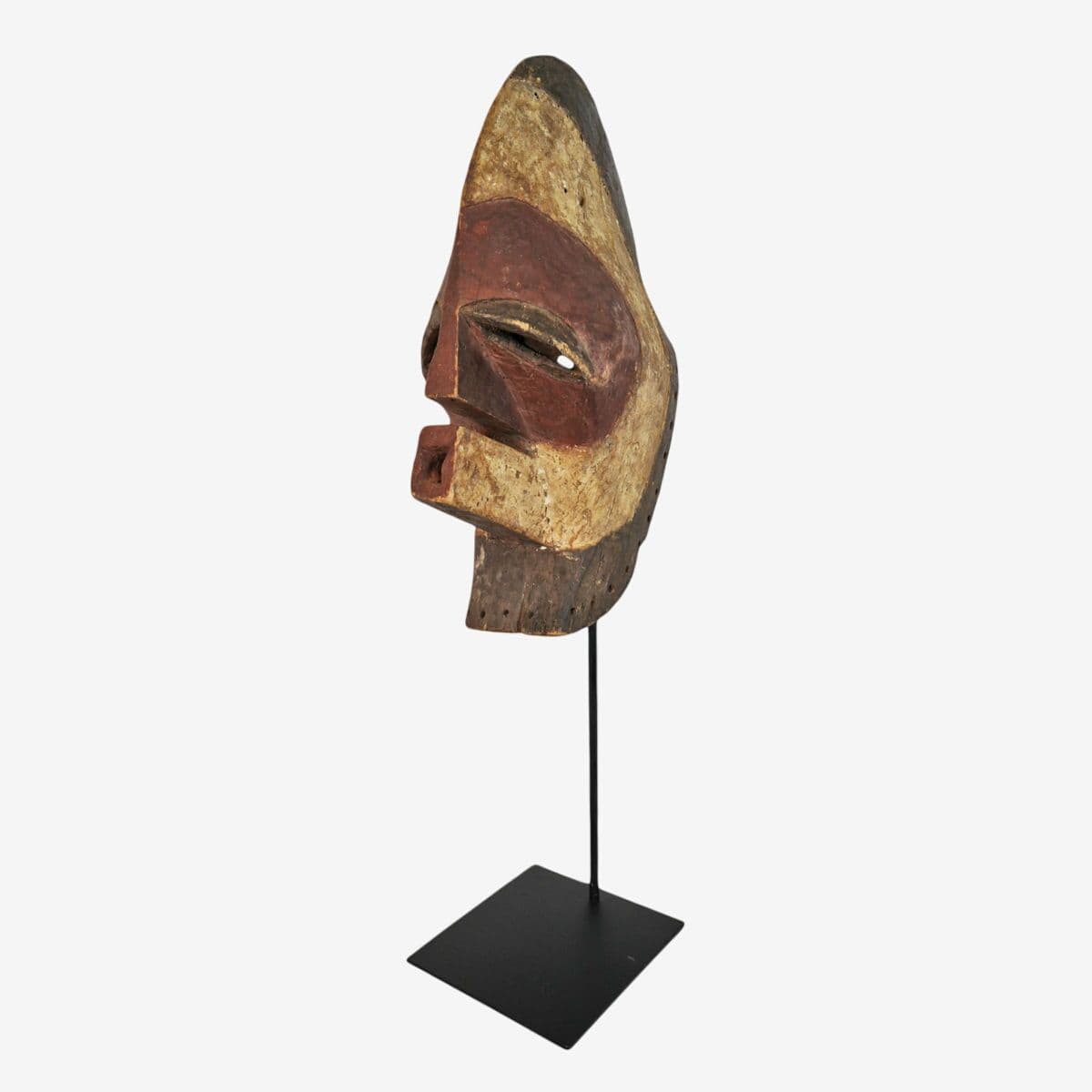 Old Kifwebe Mask on Stand - Image 1