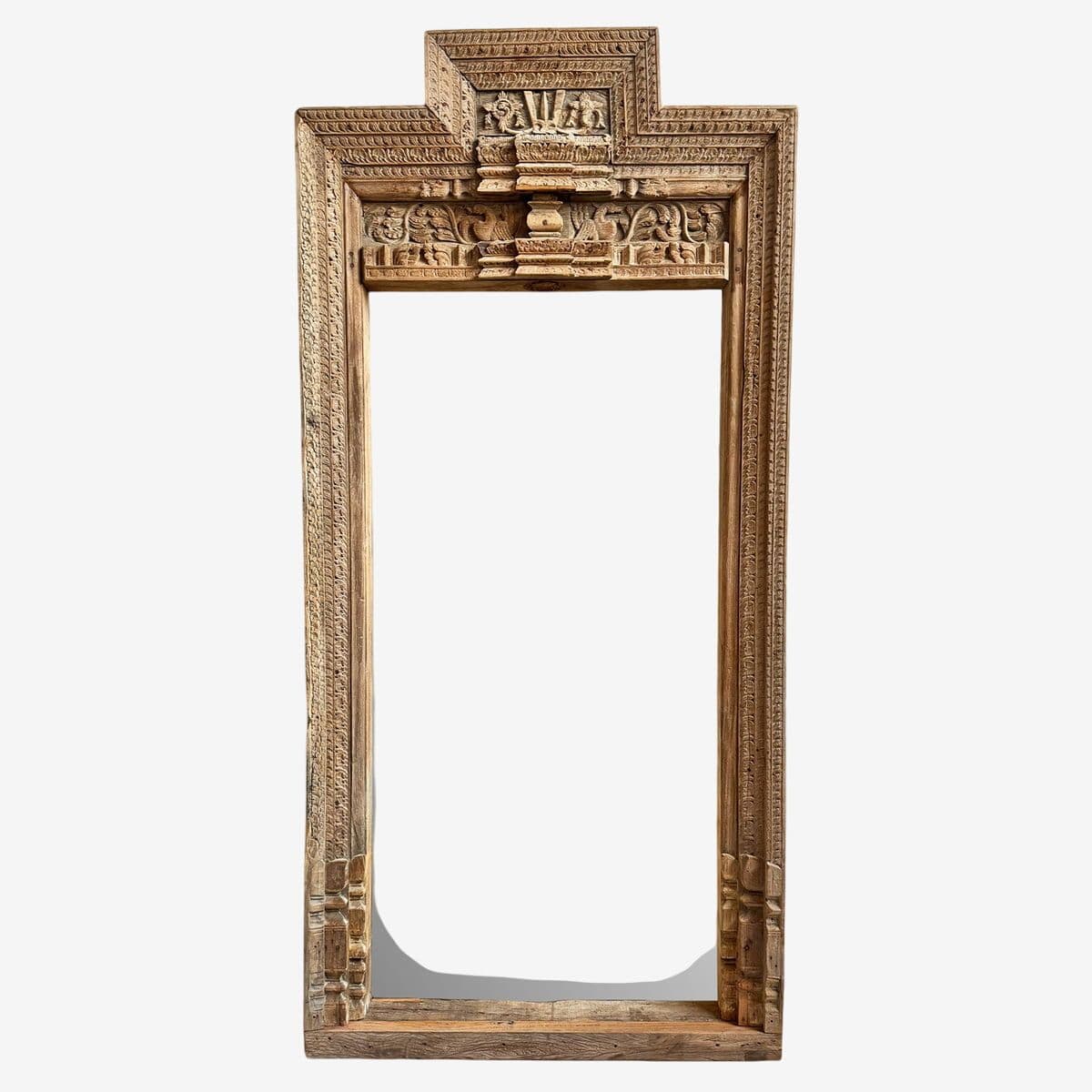 Antique India Doorway Mirror - Image 1