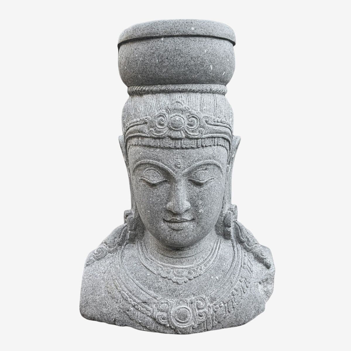Stone Garden Dewi Sri Bust Planter - Image 1