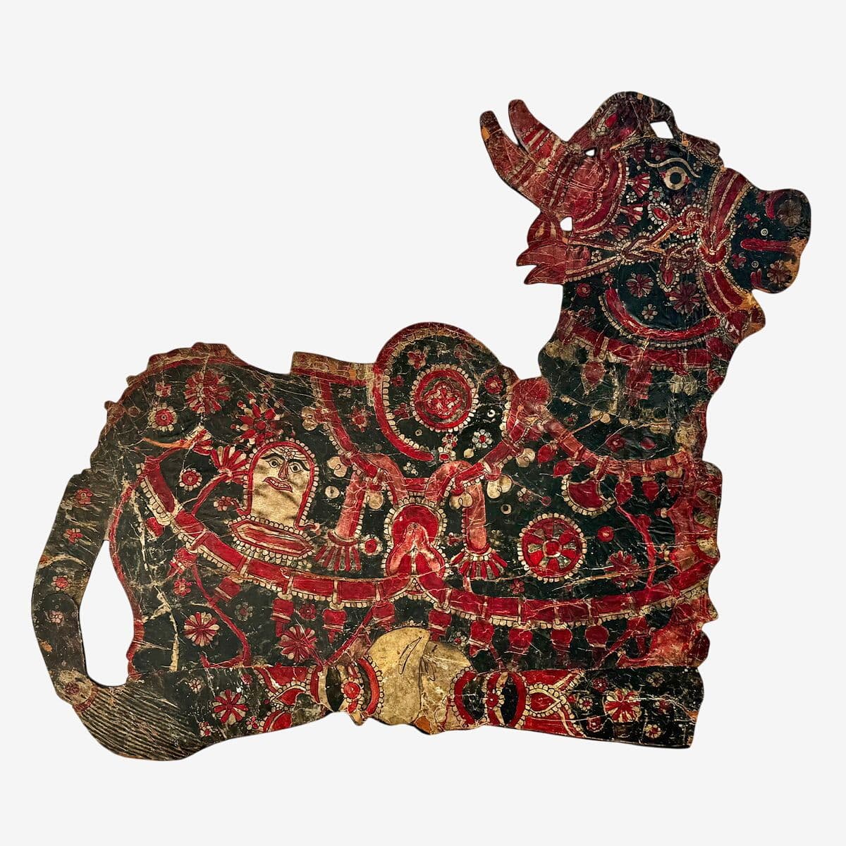 Antique Nandi Bull Wall Art - Image 1