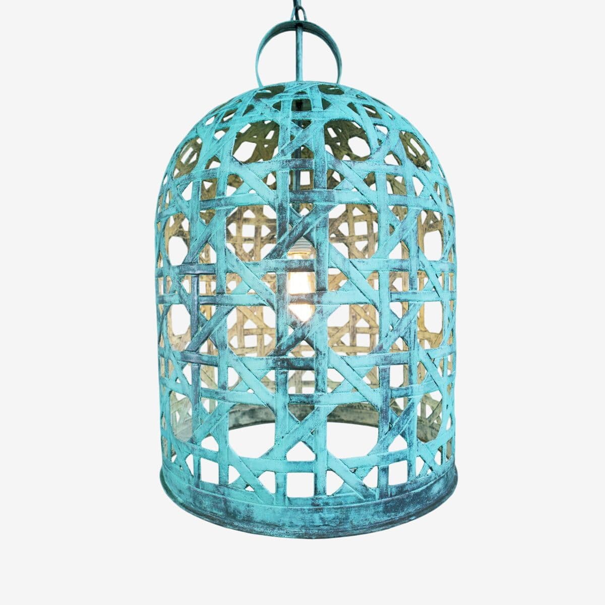 Copper Cane Dome Pendant Medium - Image 1