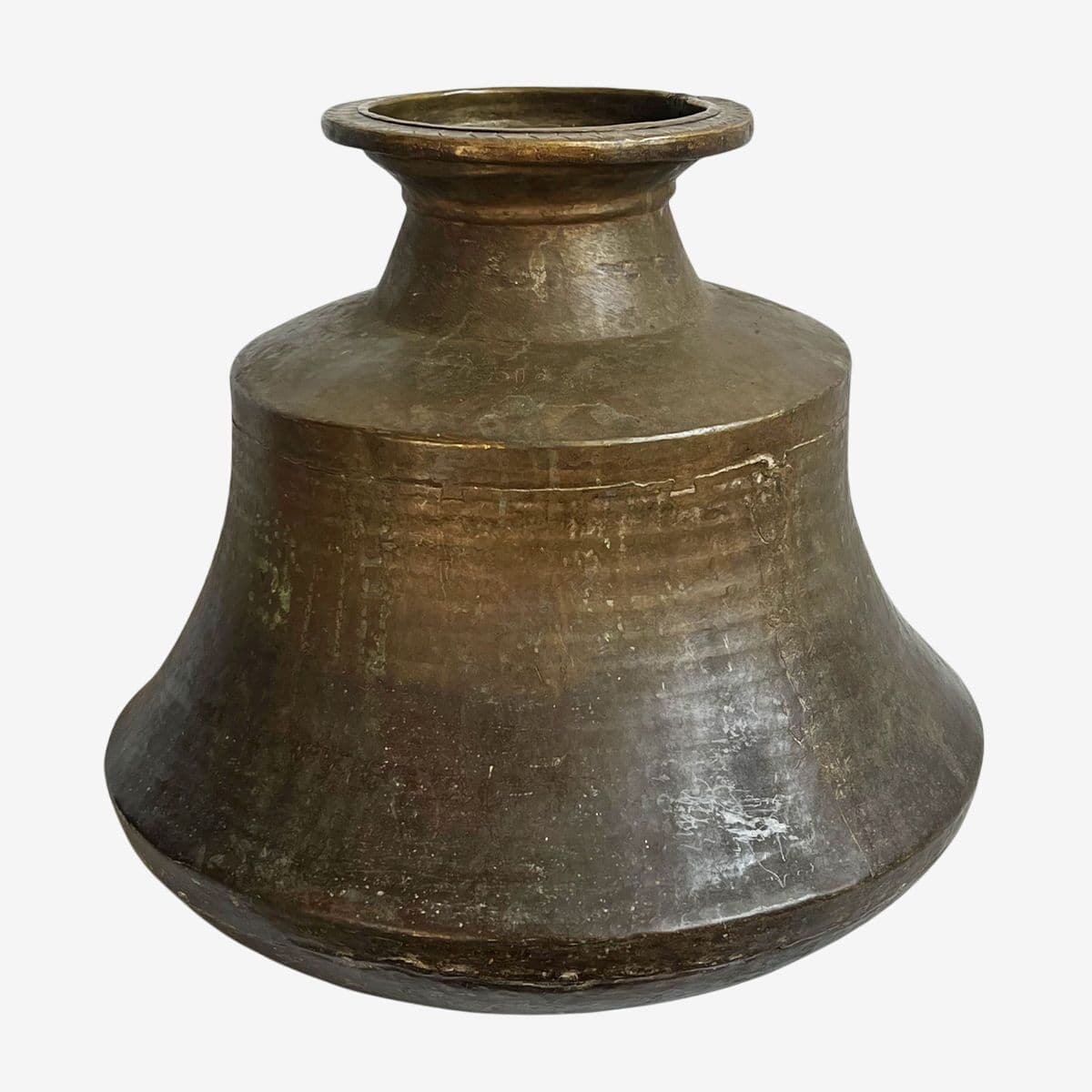Antique Bronze Rambagh Palace Pot - Image 1