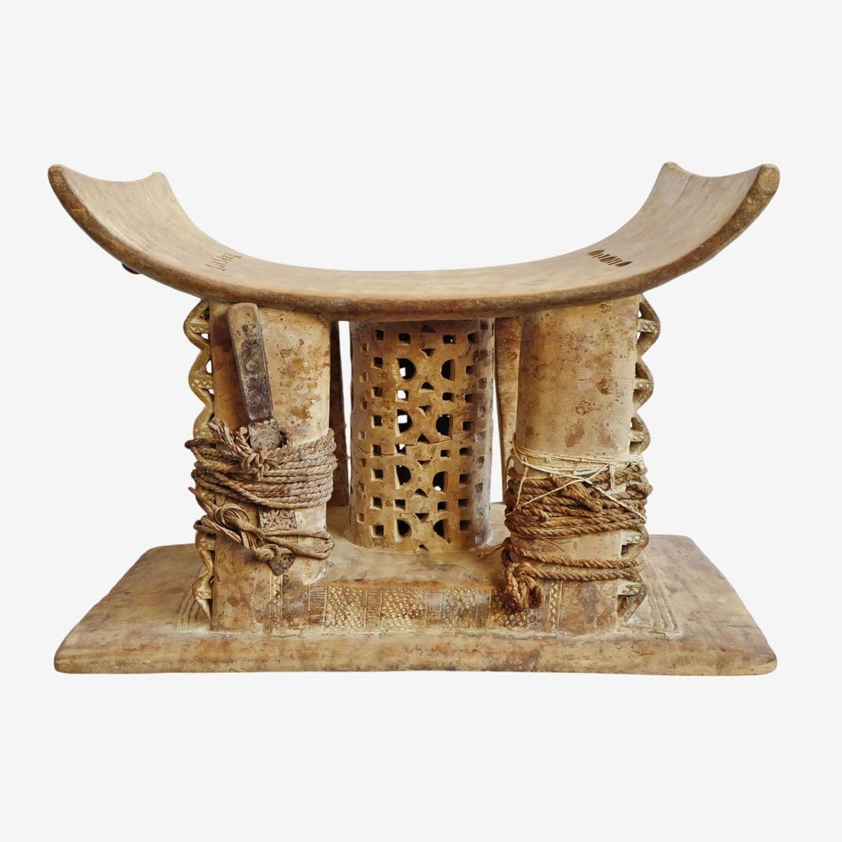 Original Asante Chief Stool - Image 1