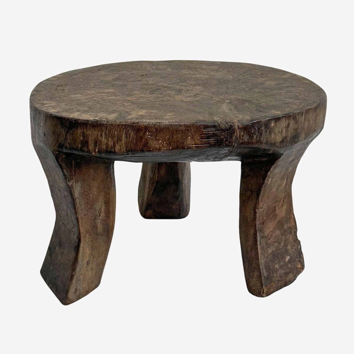 Vintage 3-Leg Naga Stool - Image 1