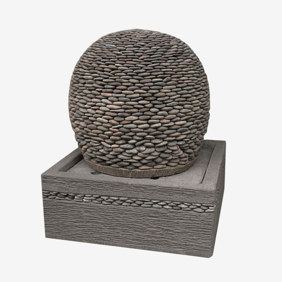 Rock Pebble Ball Fountain Small - Image 1