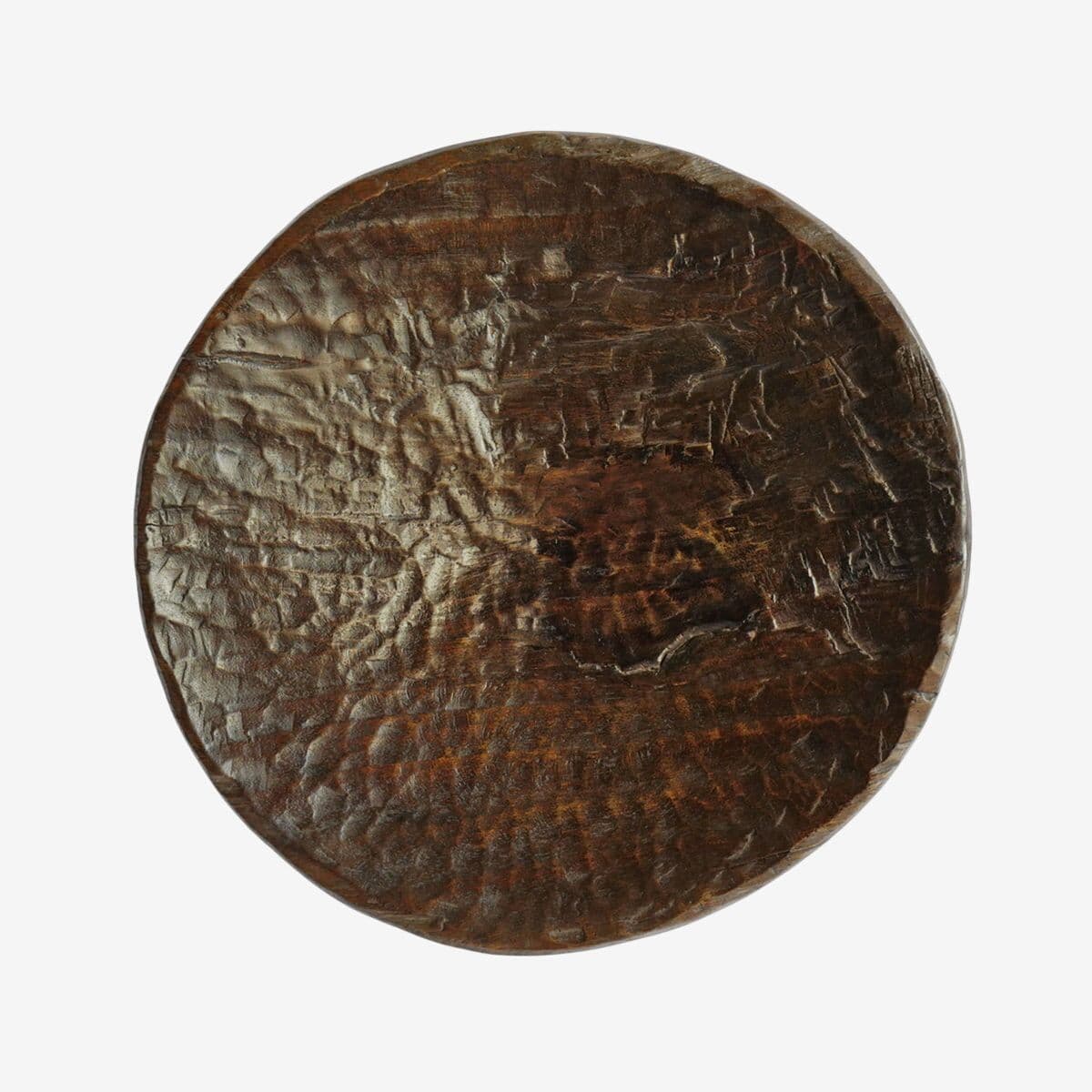 Large Vintage Tharus Nepalese Plate - Image 1