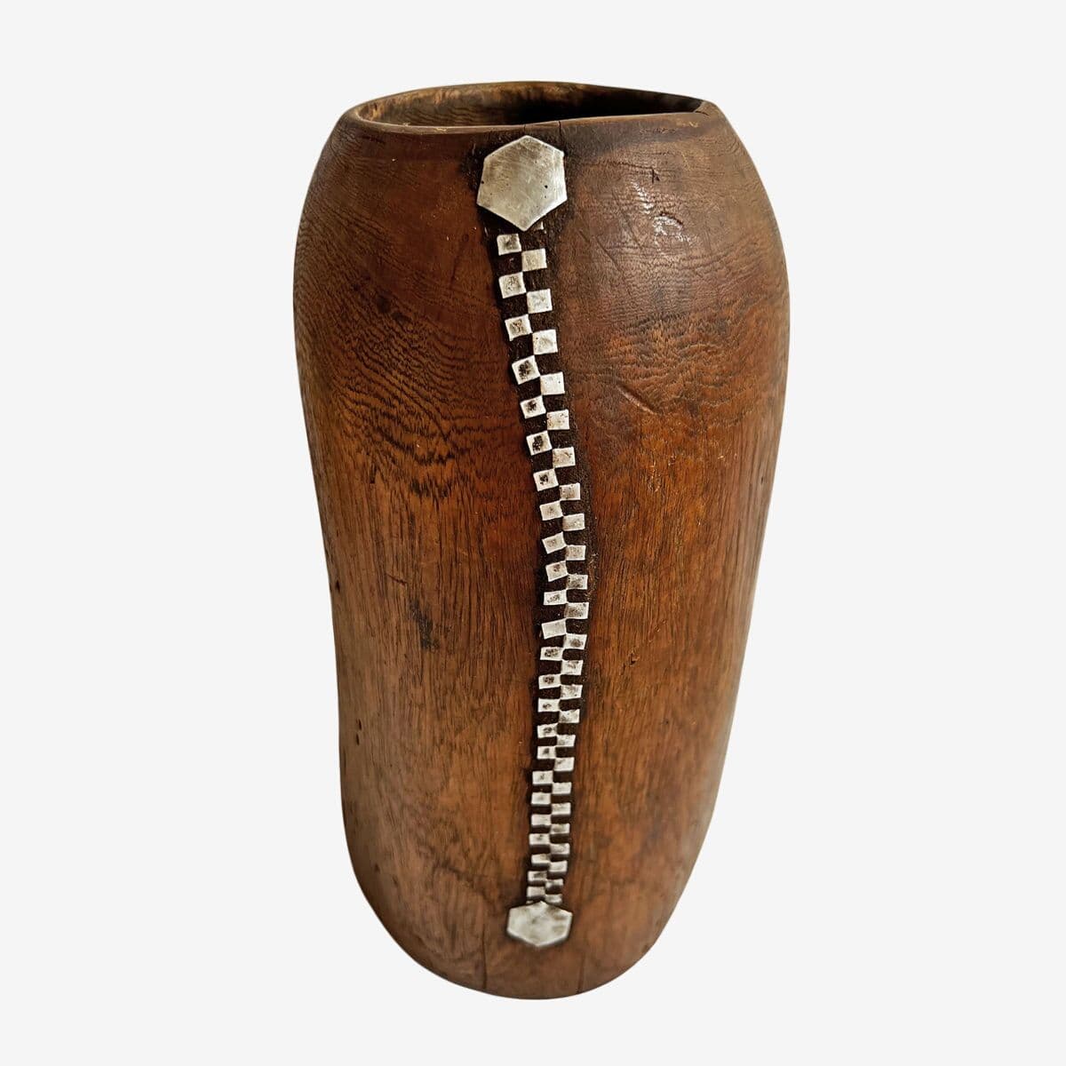 Vintage Tutsi Wood Pot - Image 1