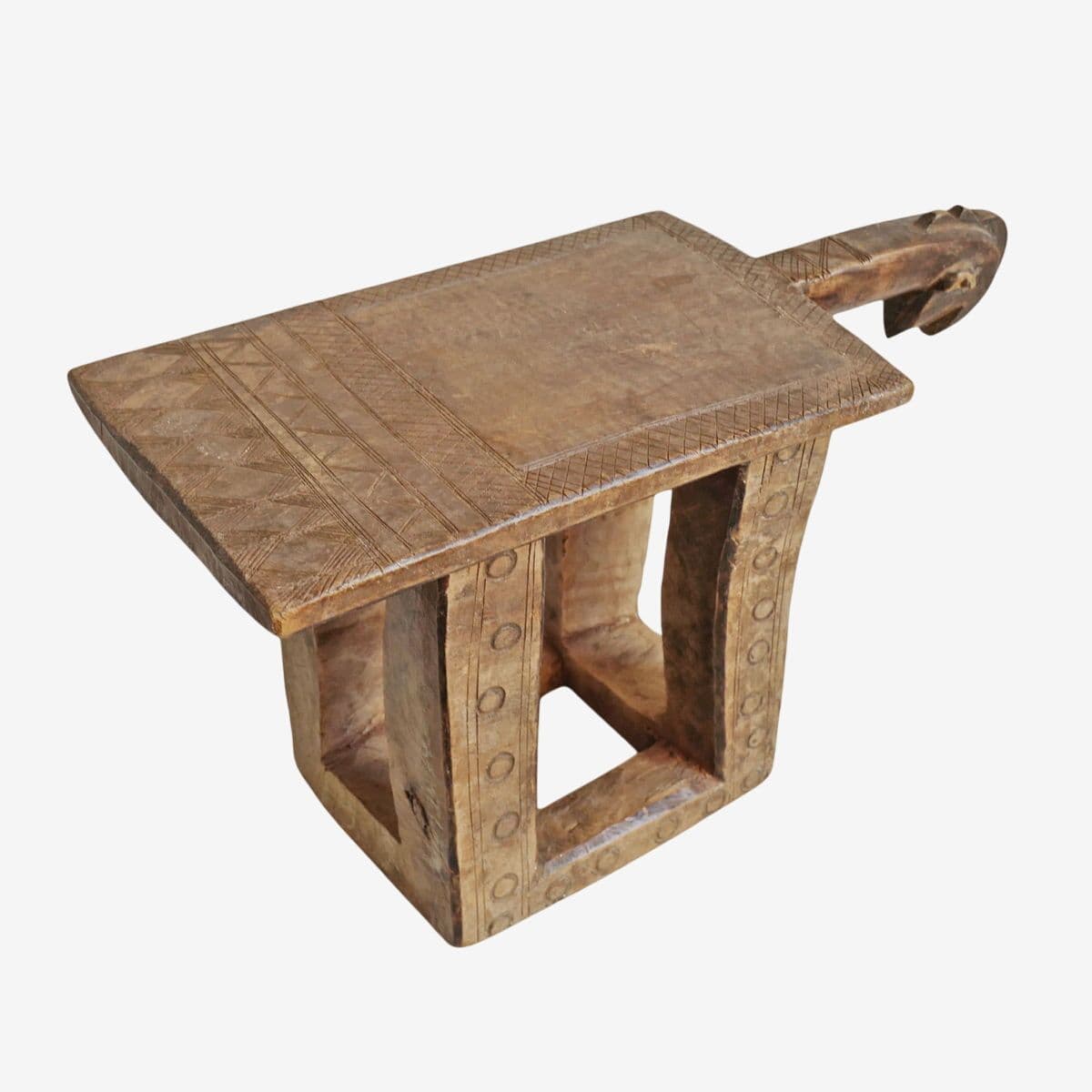 Old Mossi Wood Stool Burkina Faso - Image 1