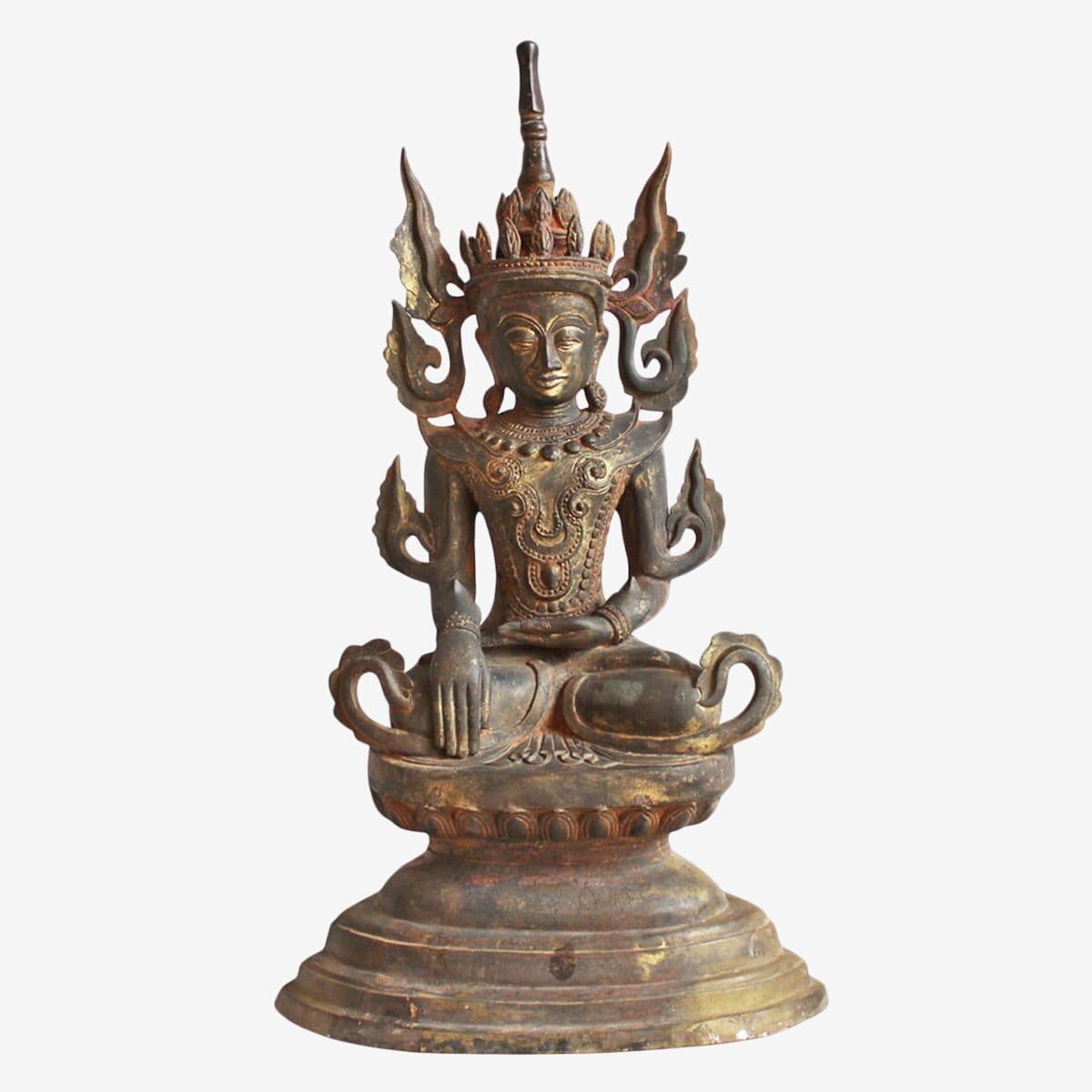 Thai Bronze Buddha Statue - Image 1