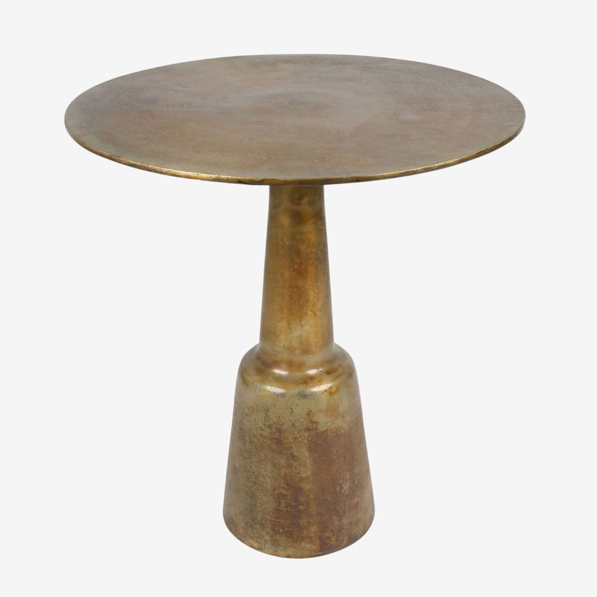 Brass Finish Round Counter Table - Image 1