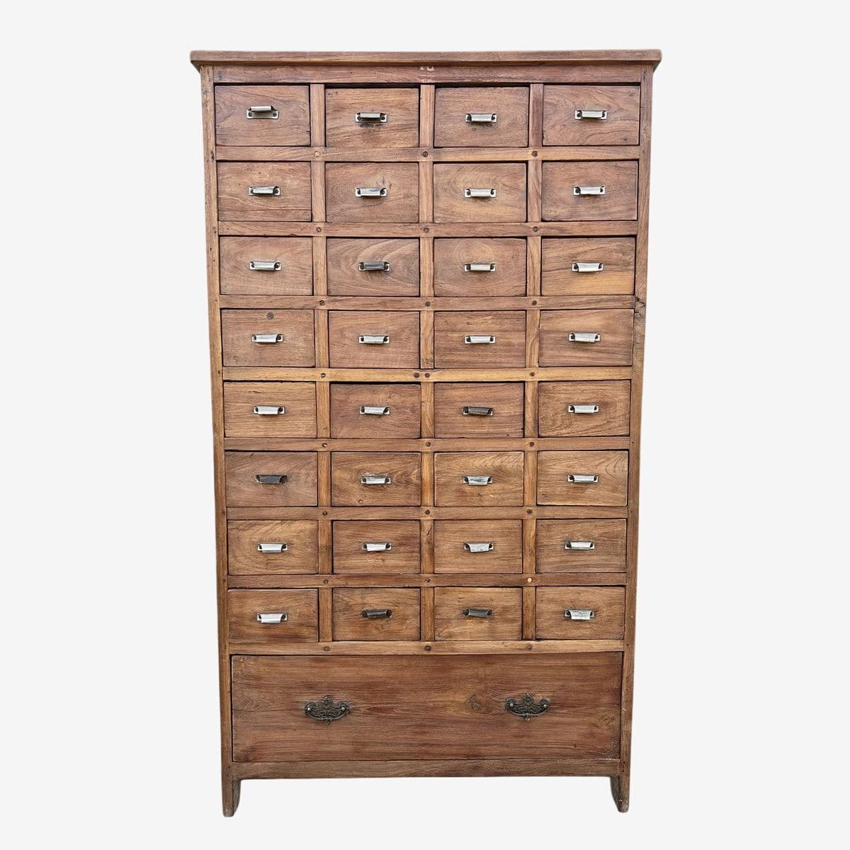 Vintage Colonial Teak Storage Dresser - Image 1