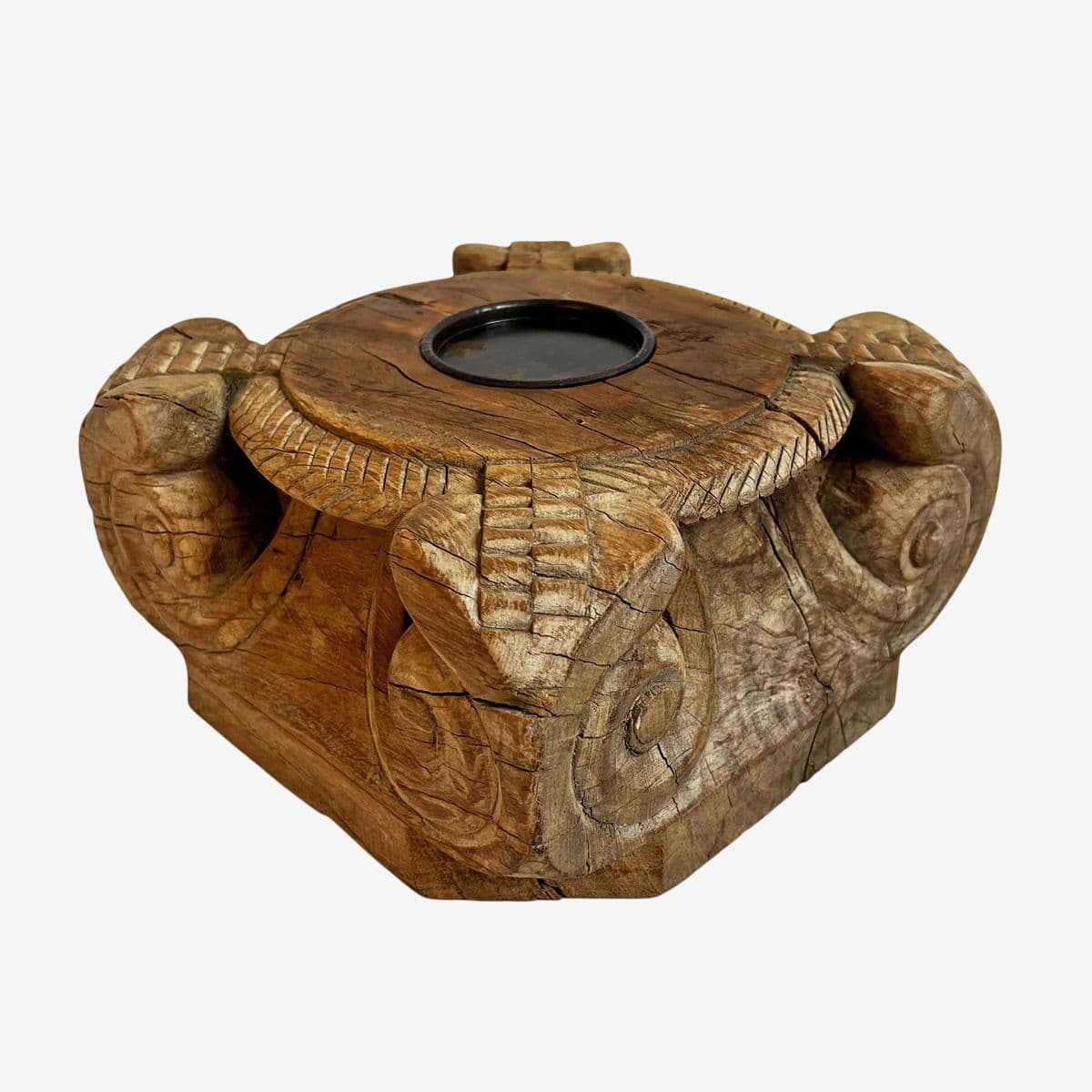 Antique Corinthian Candle Stand