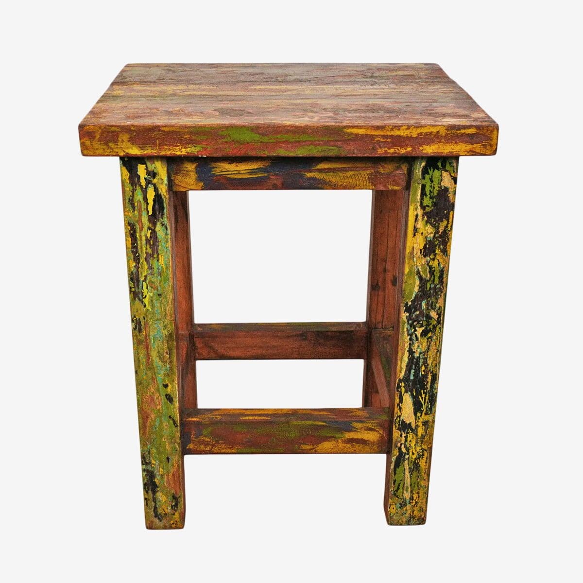 Salvaged Boat Wood Table - Image 1