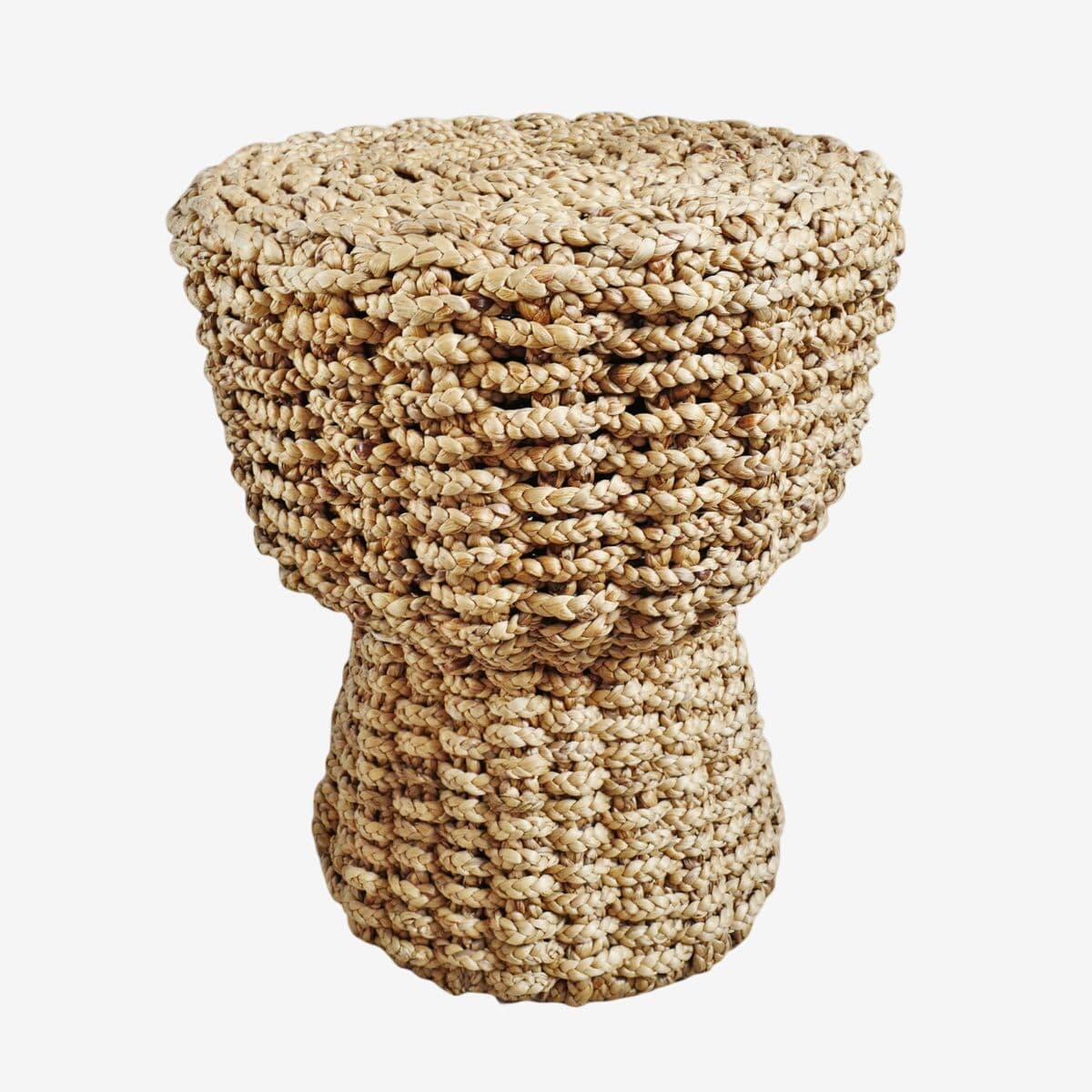 Rattan Braided Rope Stool - Image 1