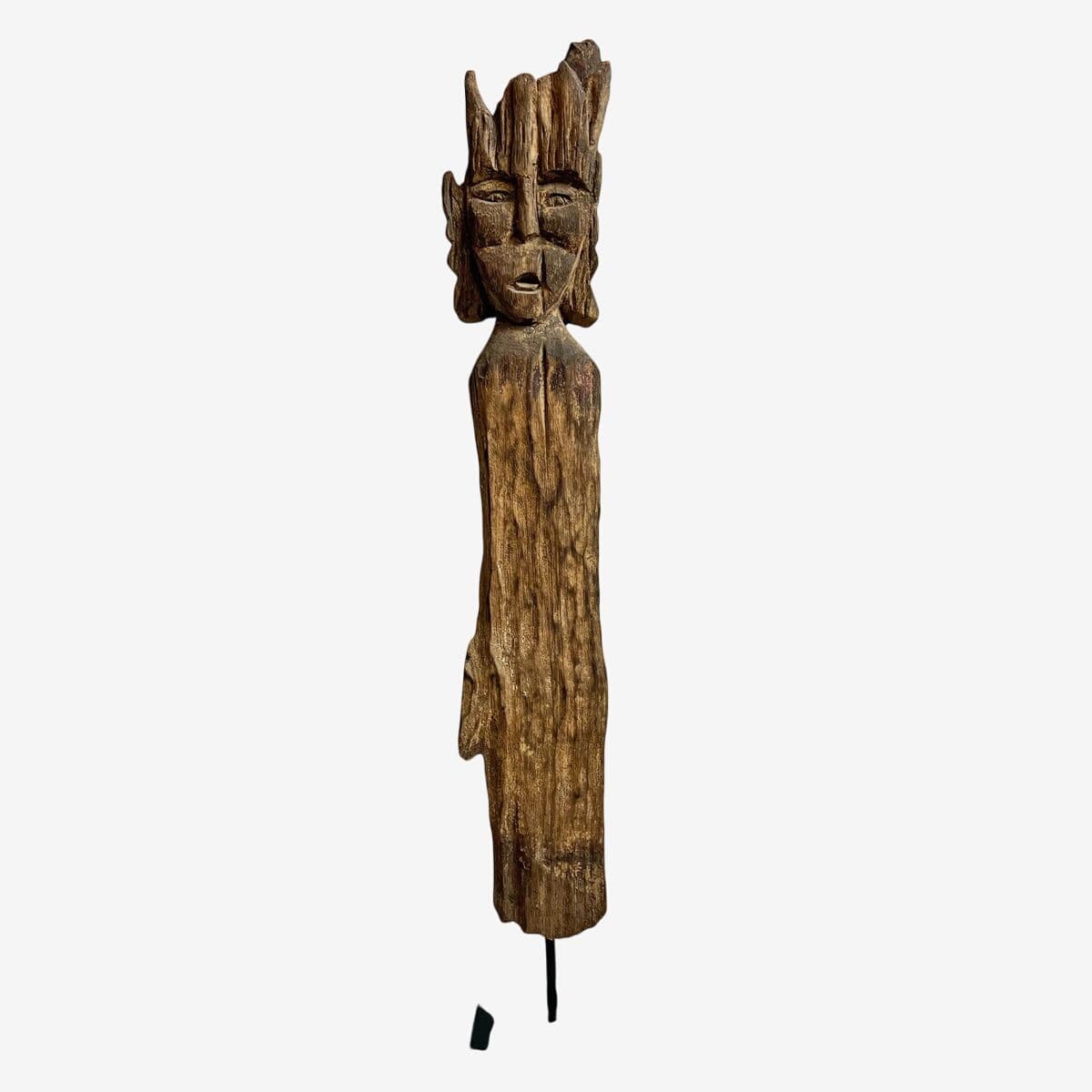 Antique Indonesian Post Marker Figure - Image 1