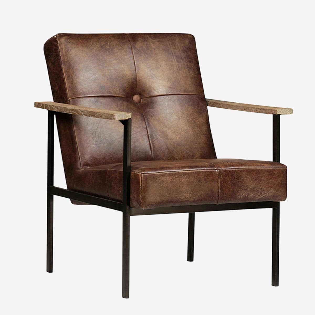 Jaxon Leather Arm Chair - Image 1