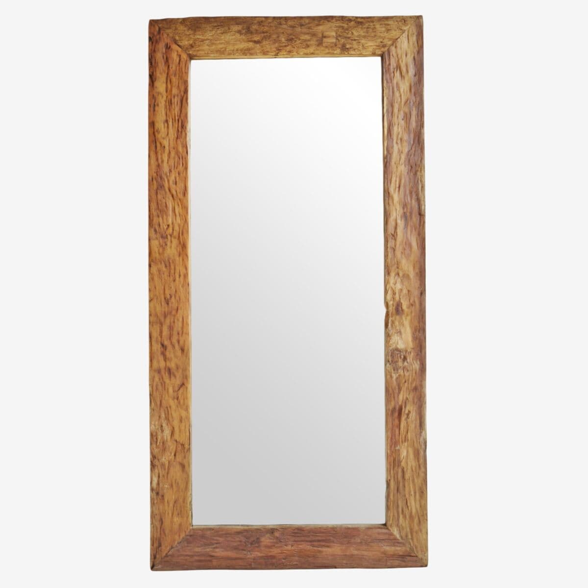 Salvaged Teak Full Length Mirror - Image 1