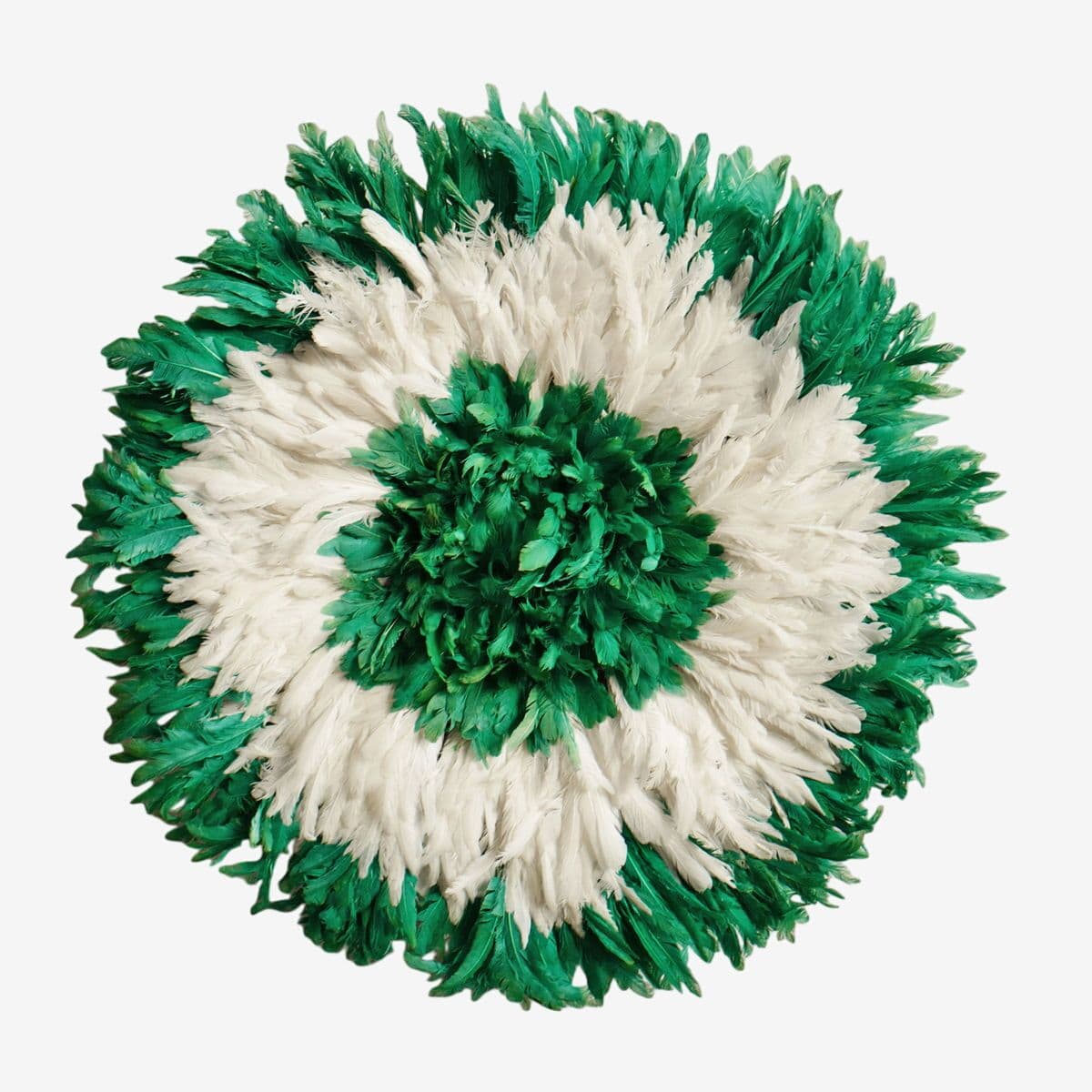 Green & White Juju Hat Wall Art - Image 1