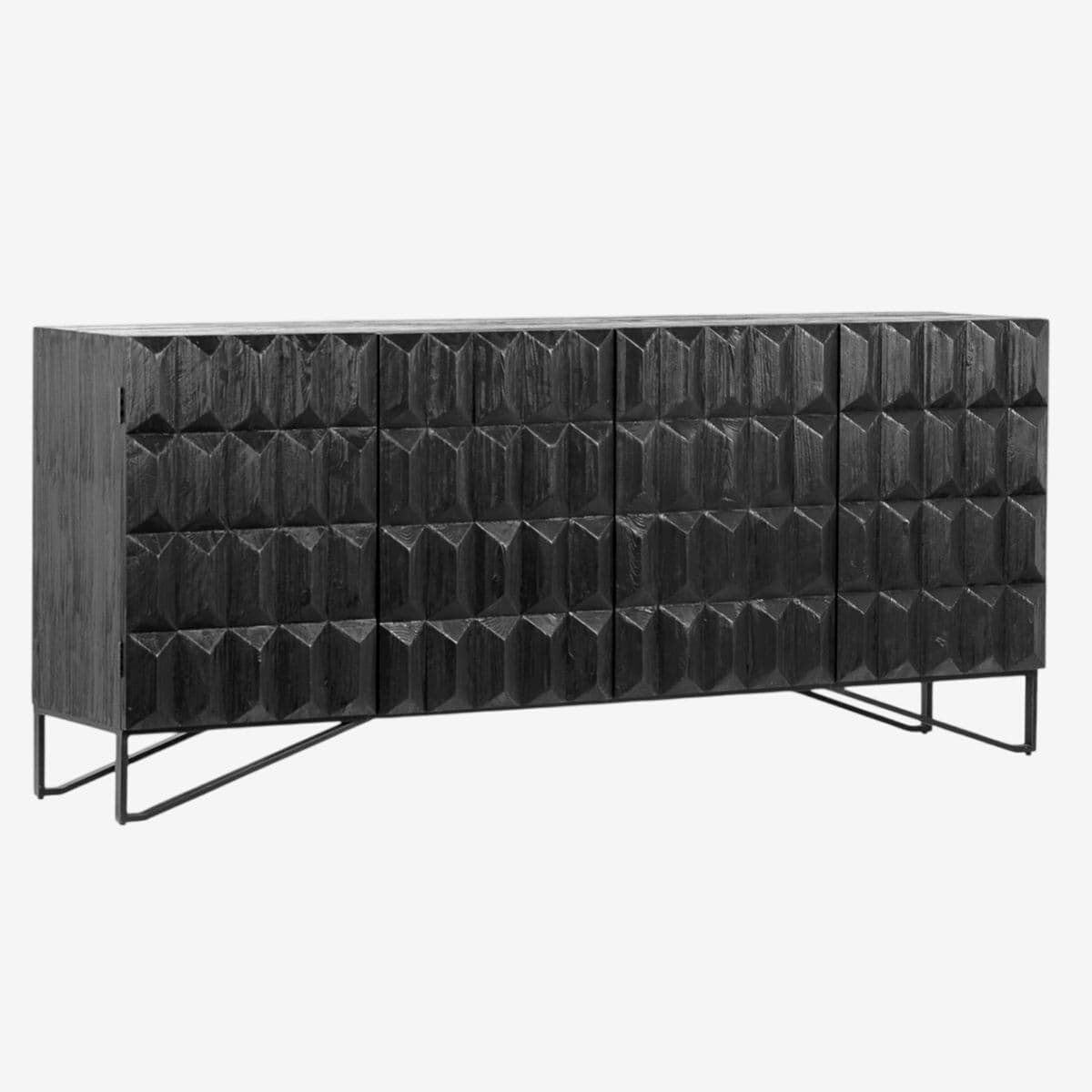 Berlin Black Prism Sideboard - Image 1