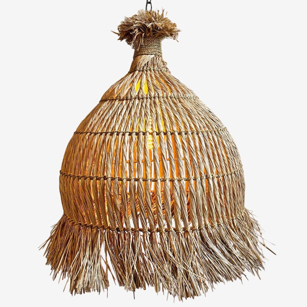 Telum Grass Fringe Pendant Light MED
