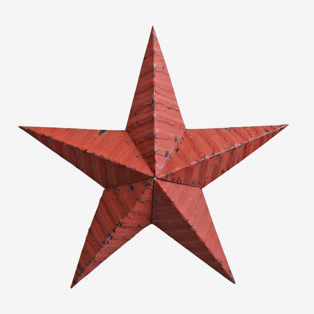 Red Metal Barn Star Medium - Image 1