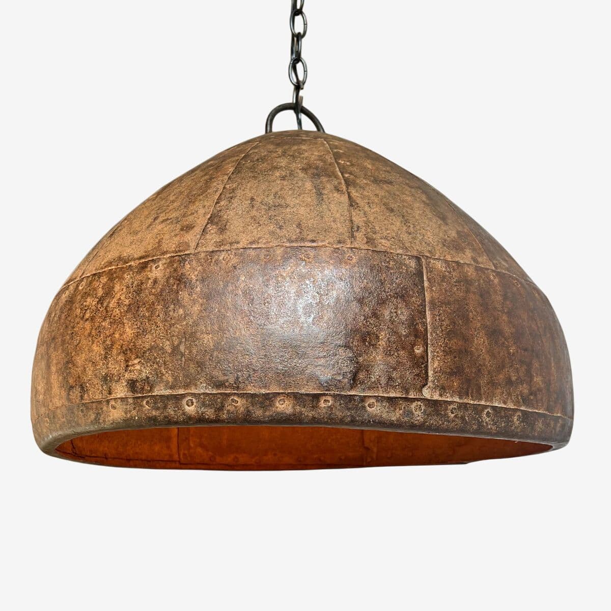 Vintage Industrial Iron Pendant Light - Image 1