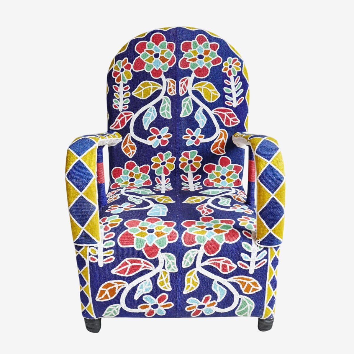 Yoruba Beaded Chair - Image 1