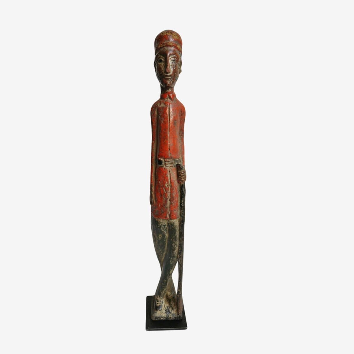 Old Colonial Wood Figure Mali - Image 1