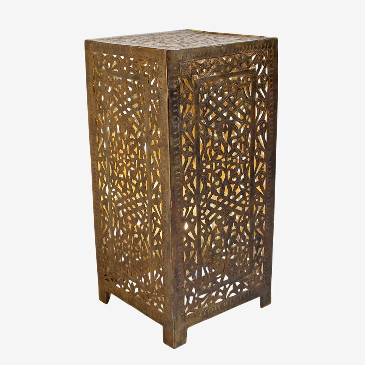 Moroccan Brass Table Light - Image 1