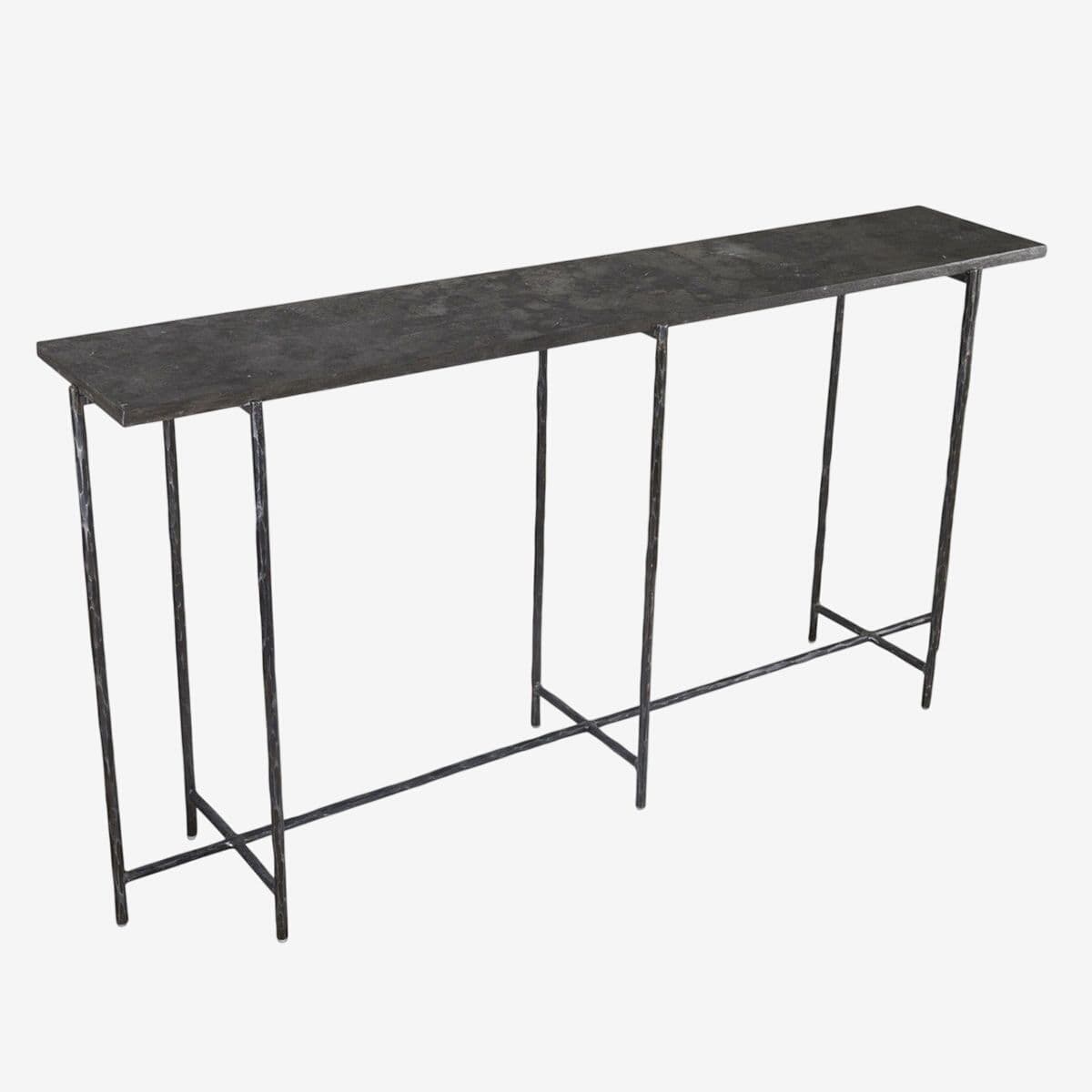 Grey Smoke Slate Thin Long Console Table 60 - Image 1