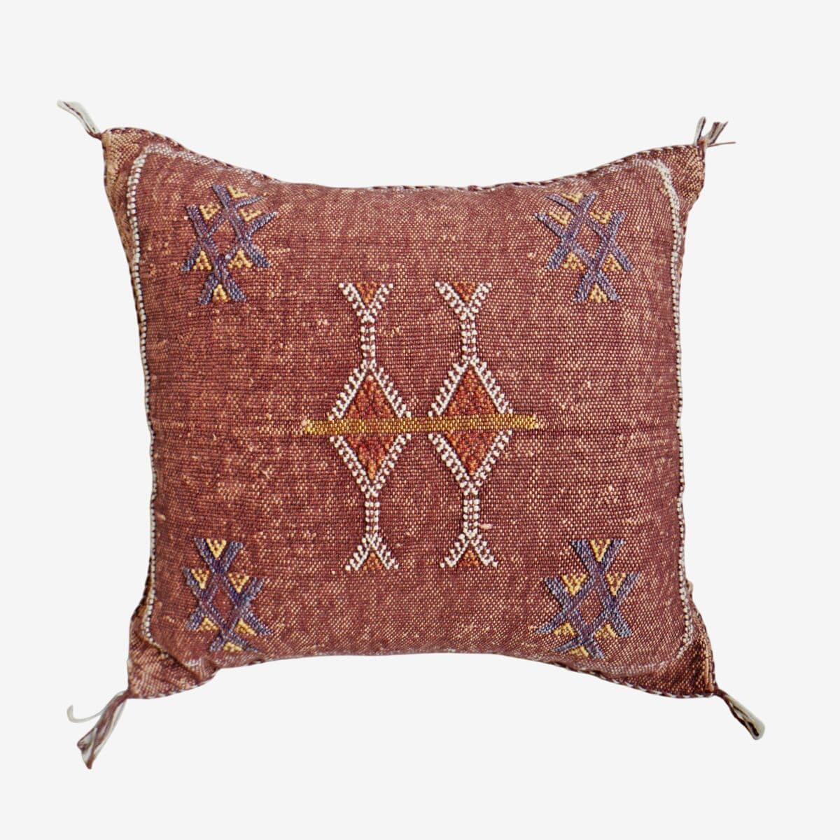 Vintage Wine Kilim Pillow - Image 1