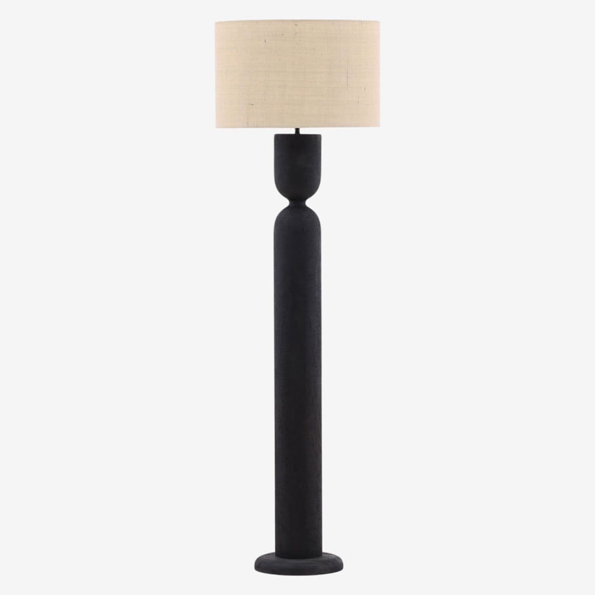 Black Mali Pillar Floor Lamp - Image 1