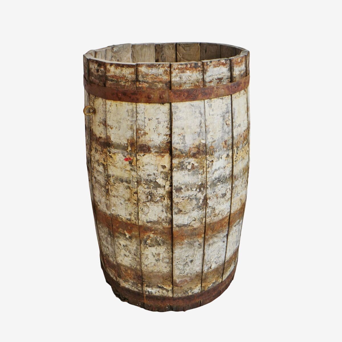 Antique Wood Barrel - Image 1