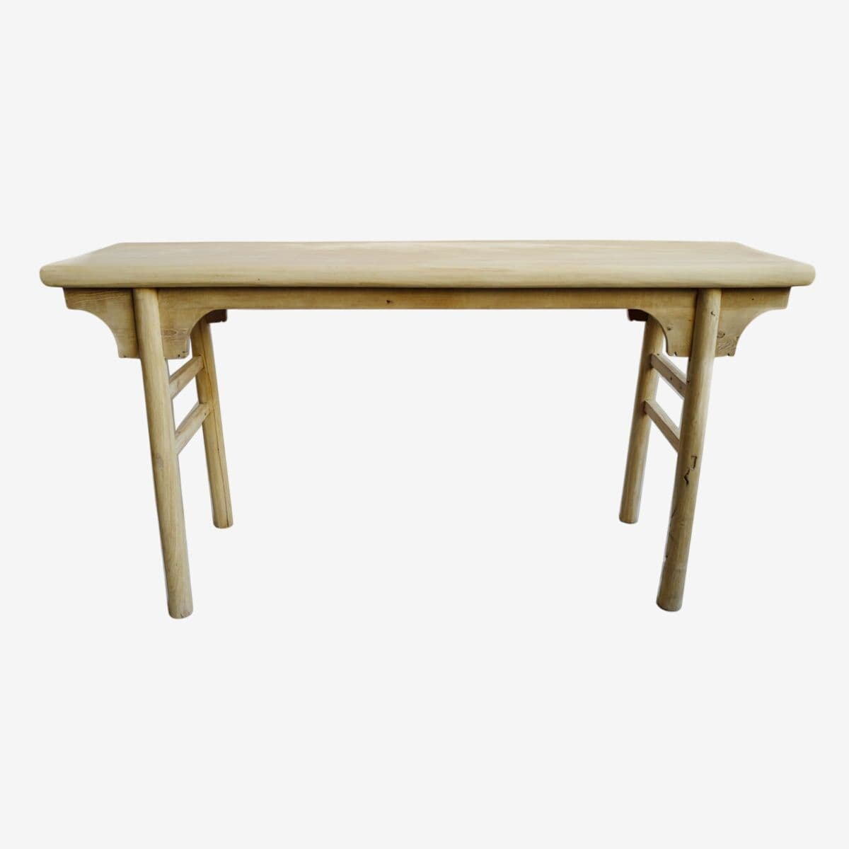 Raw Elm Console Table - Image 1