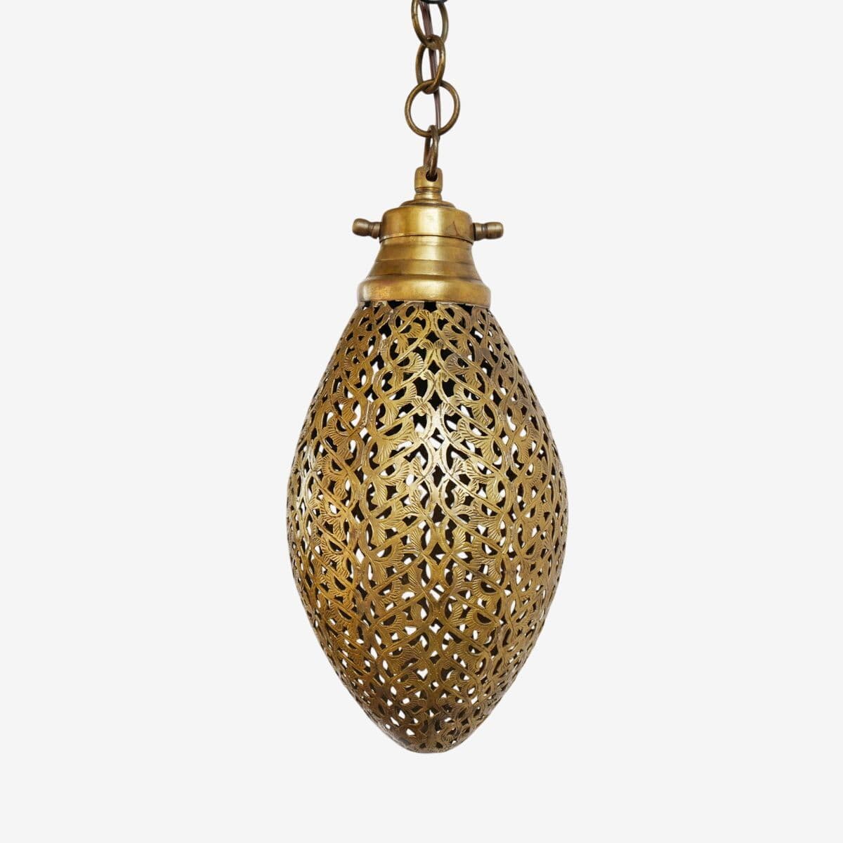 Brass Tear Drop Lantern - Image 1